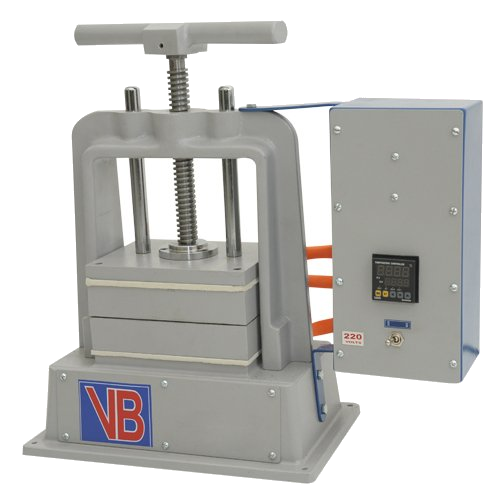 Vulcanizadora com Controle de Temperatura Digital, modelo VB/300 PID, fabricado pela Tornearia Brambati